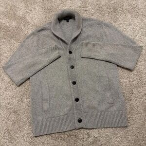 Banana Republic Shawl Collar Cardigan Sweater | Gray | Large